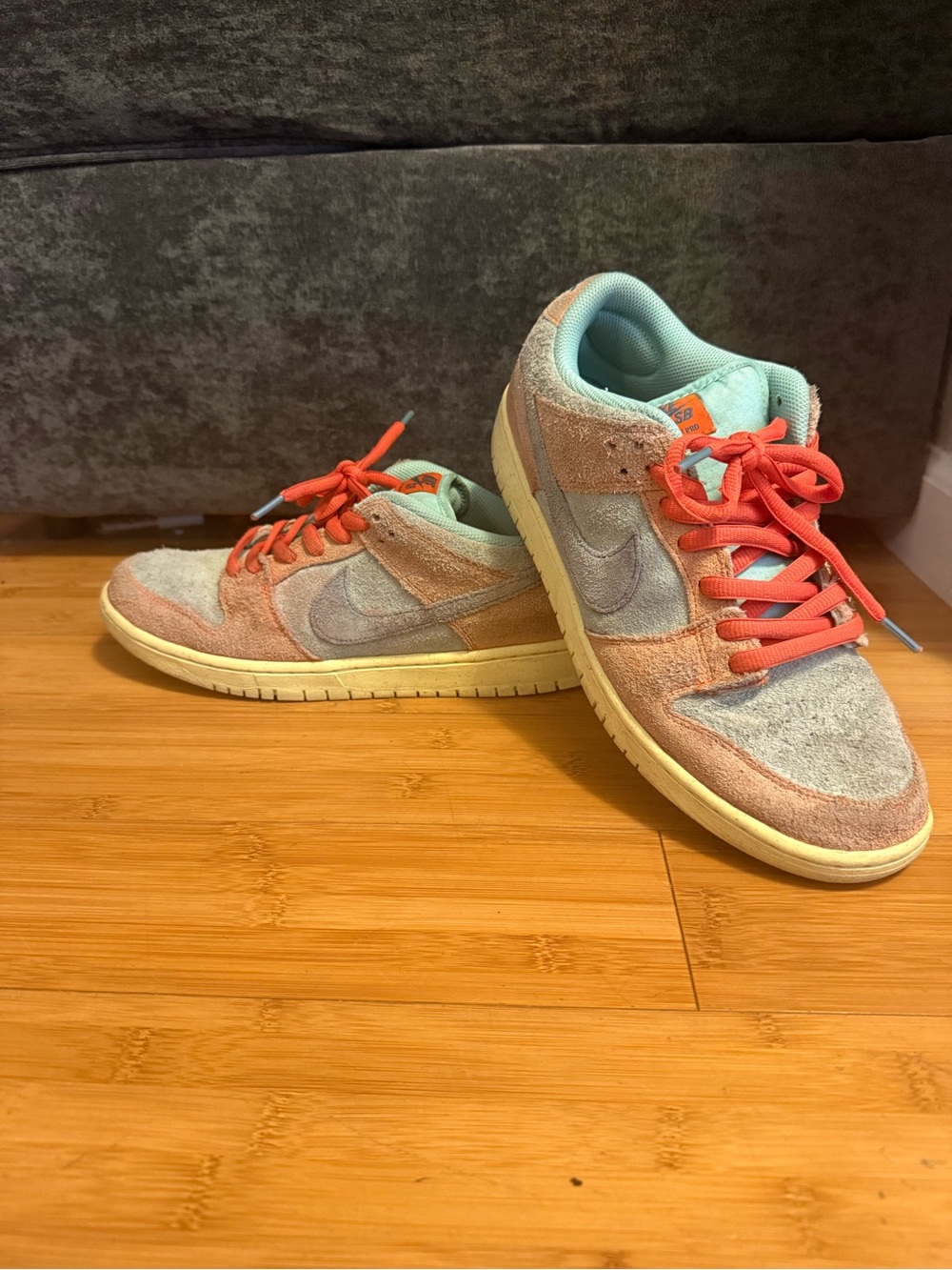Nike men’s Suede Low-Top Sneakers